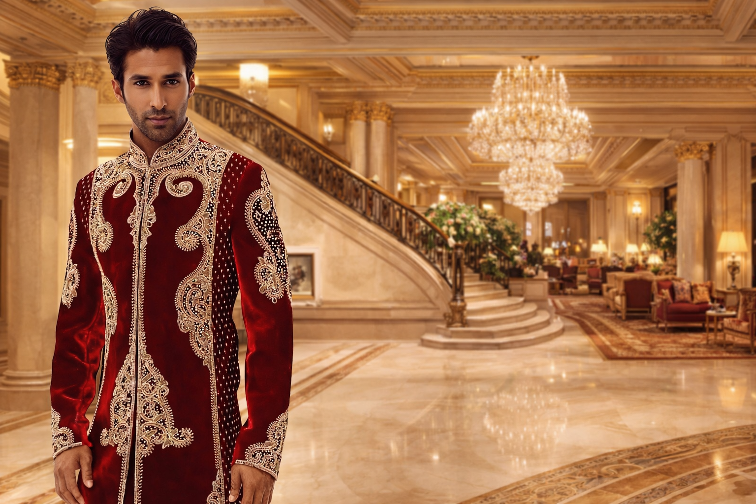 Men’s Indo-Western Suit – Indian Wedding & Festive Wear