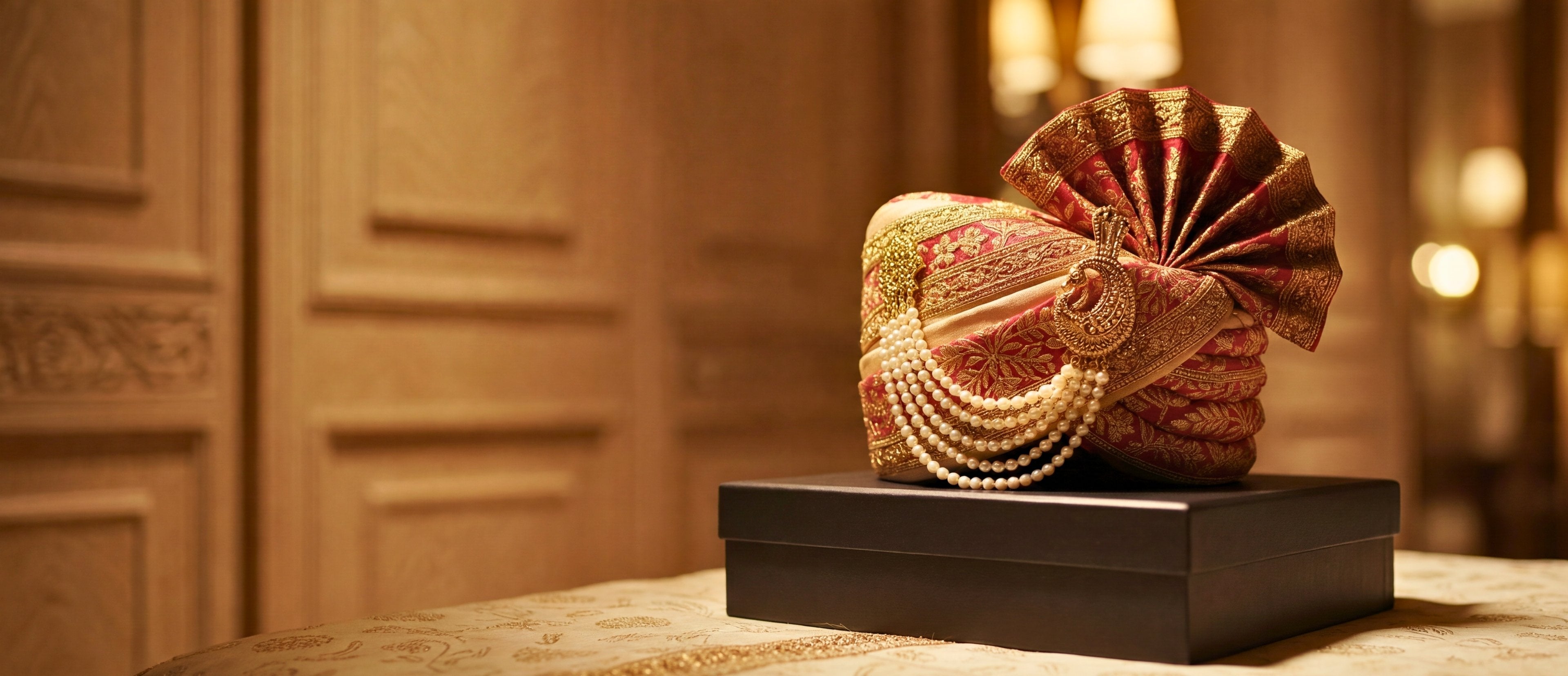 Wedding Safa for Groom – Pre-Tied Turban Collection