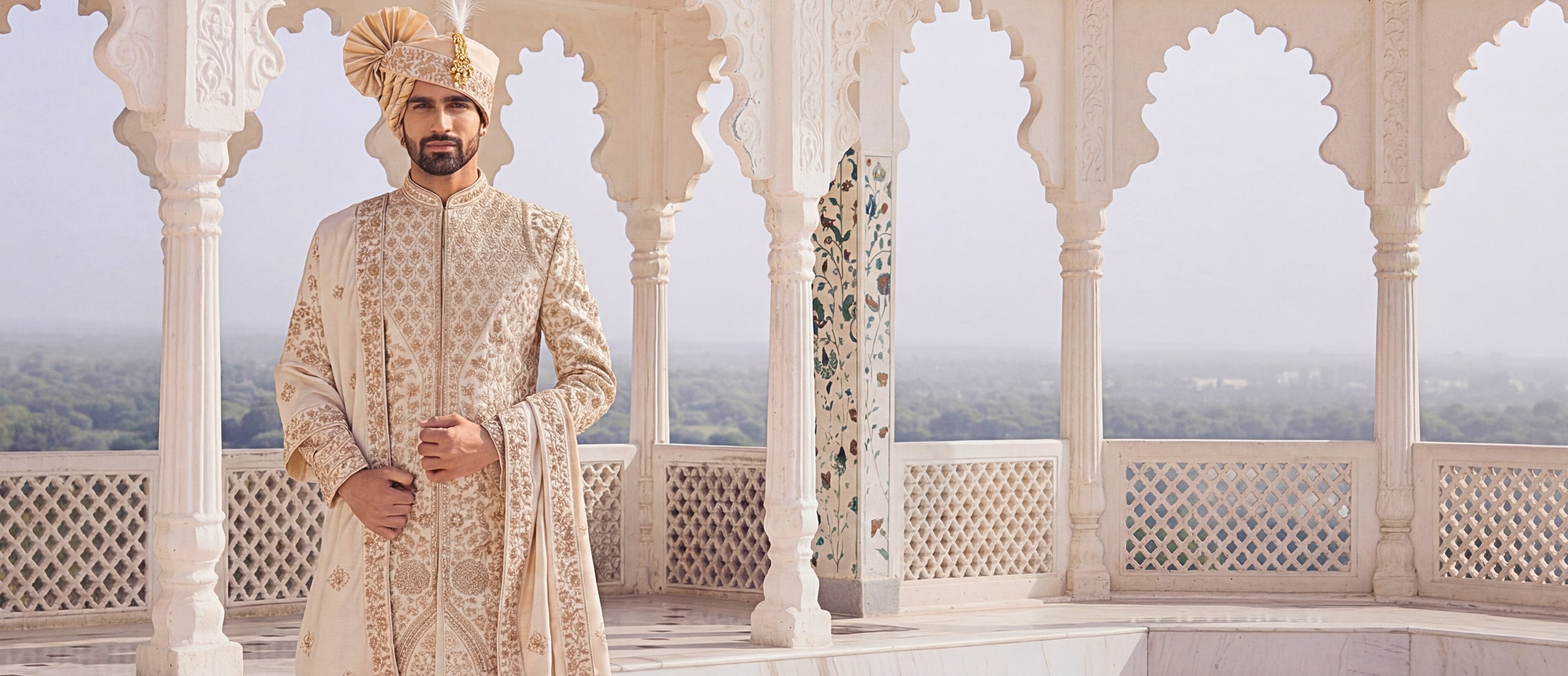 Men’s Wedding Sherwani – Royal Groom Attire