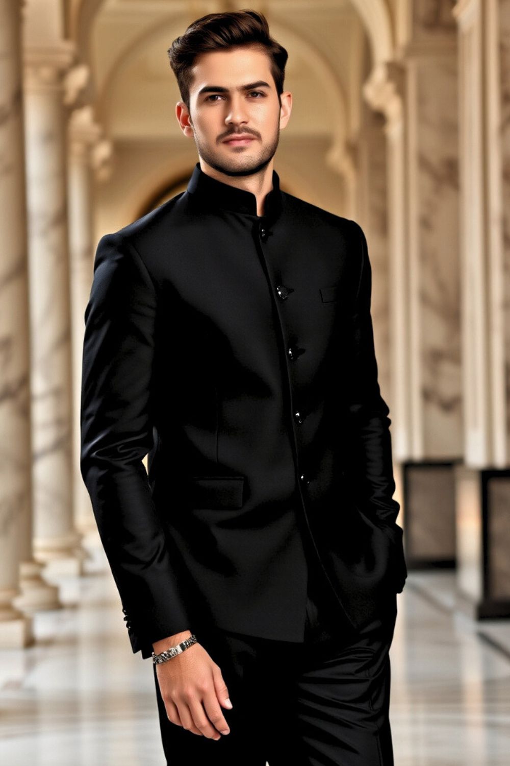Black Nehru Suit: Timeless Indian Tradition for Men