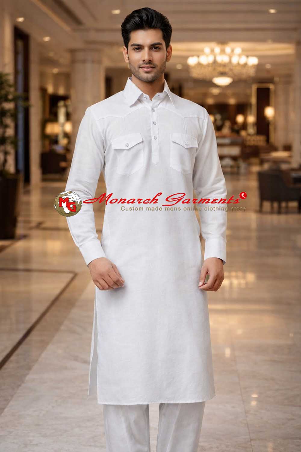 kurta pajama linen cloth